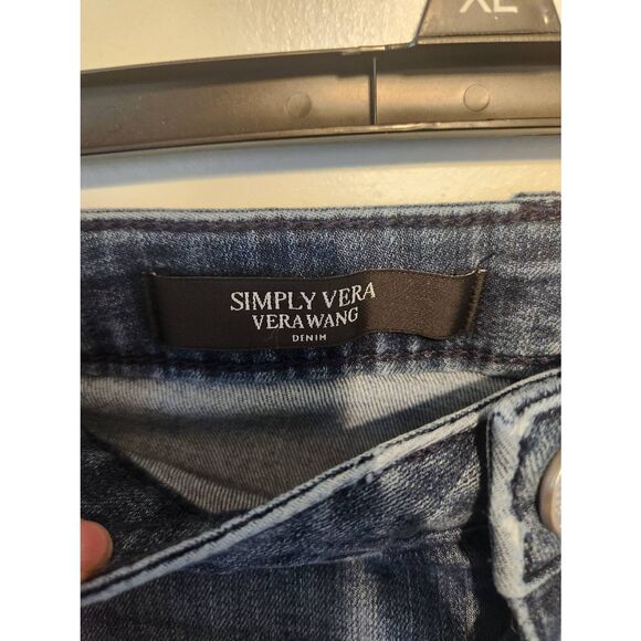 Simply Vera by Vera Wang Size 14 Mid Rise Jean Shorts - Picture 2 of 5